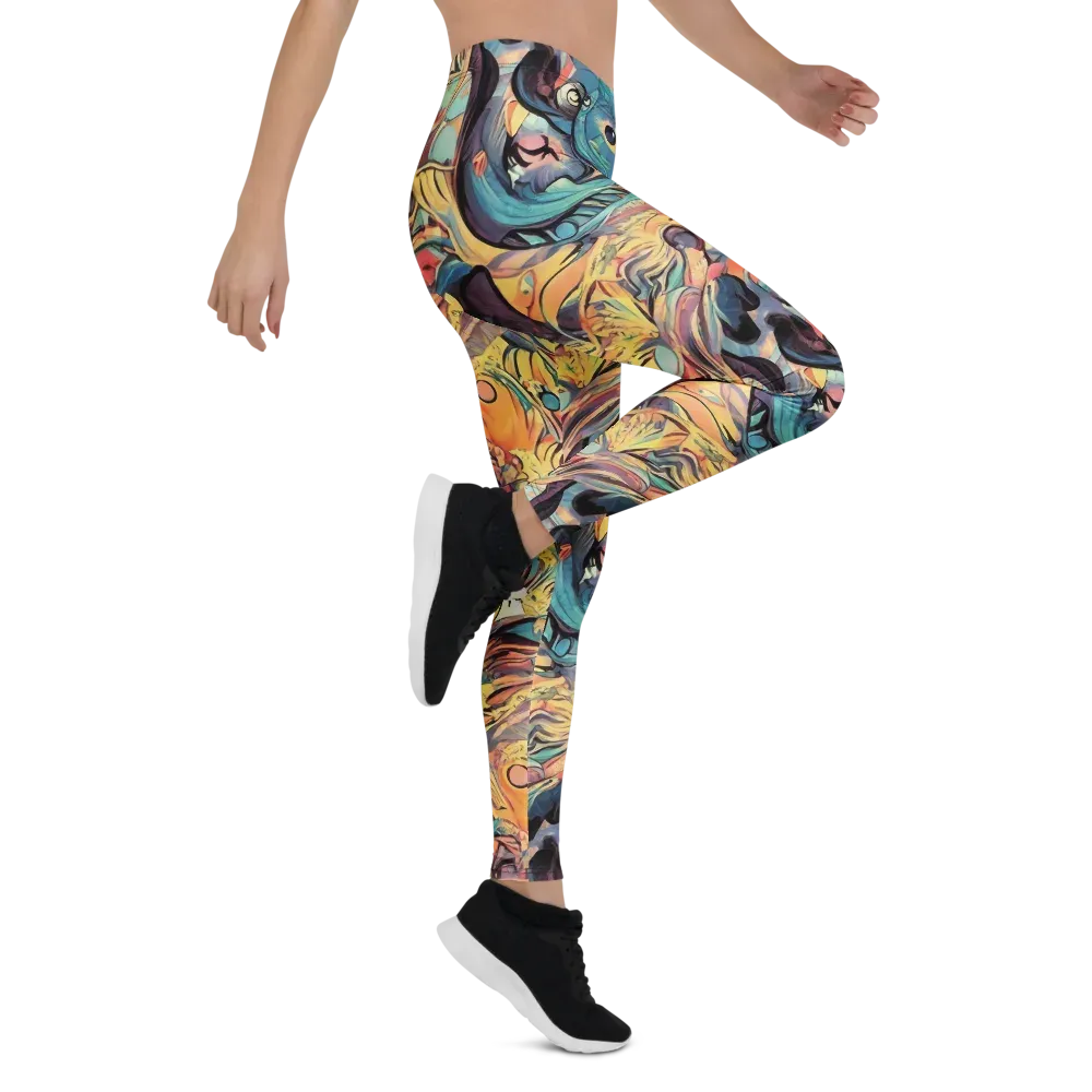 Harmonic Dream on Leggings — Right