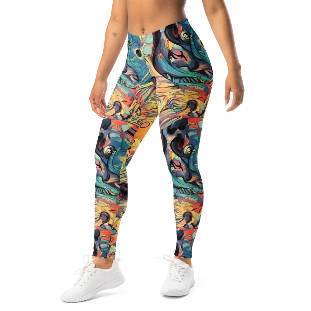 Harmonic Dream on Leggings — Left Front