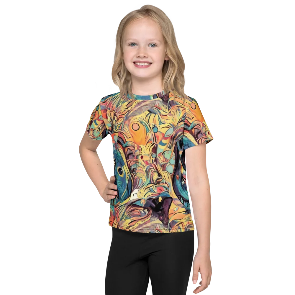 Harmonic Dream on Kids Crew Neck T-Shirt — Front