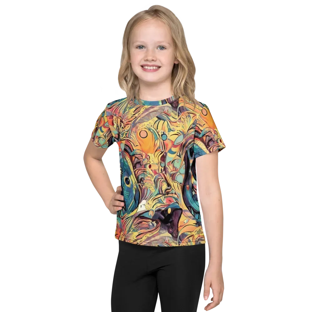 Harmonic Dream on Kids Crew Neck T-Shirt — Front