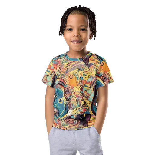 Harmonic Dream on a Kids Crew Neck T-Shirt