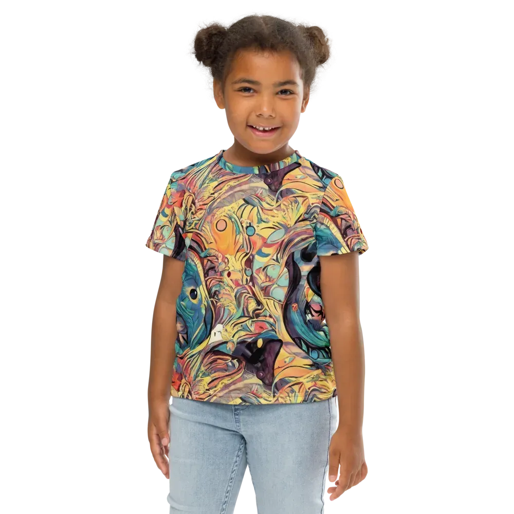 Harmonic Dream on Kids Crew Neck T-Shirt — Front