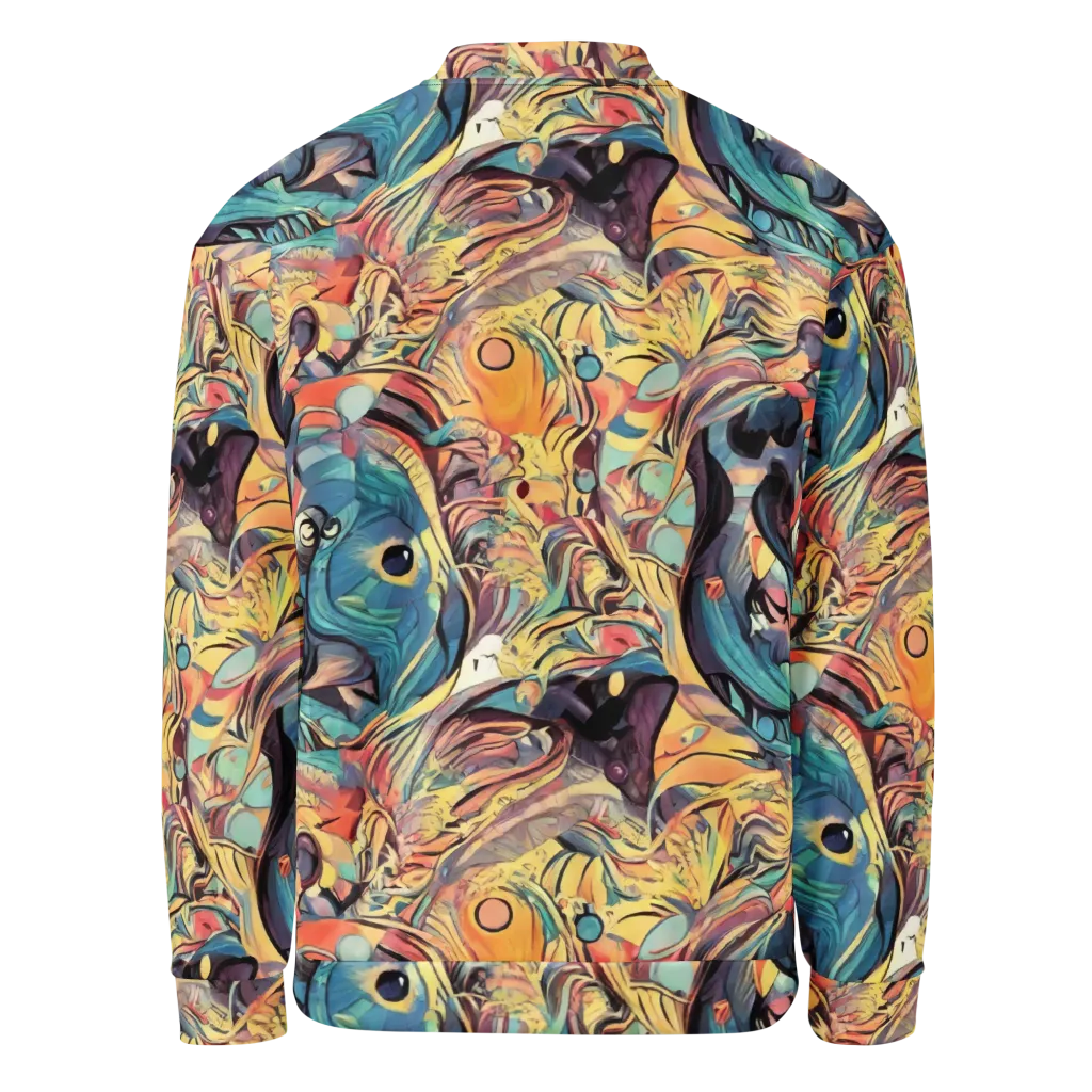 Harmonic Dream on Bomber Jacket — Back