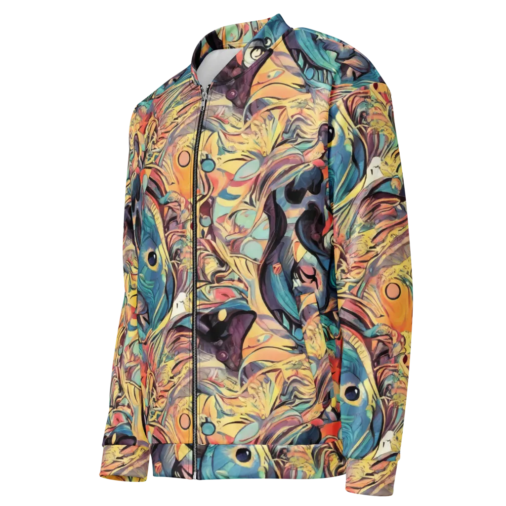 Harmonic Dream on Bomber Jacket — Left Front