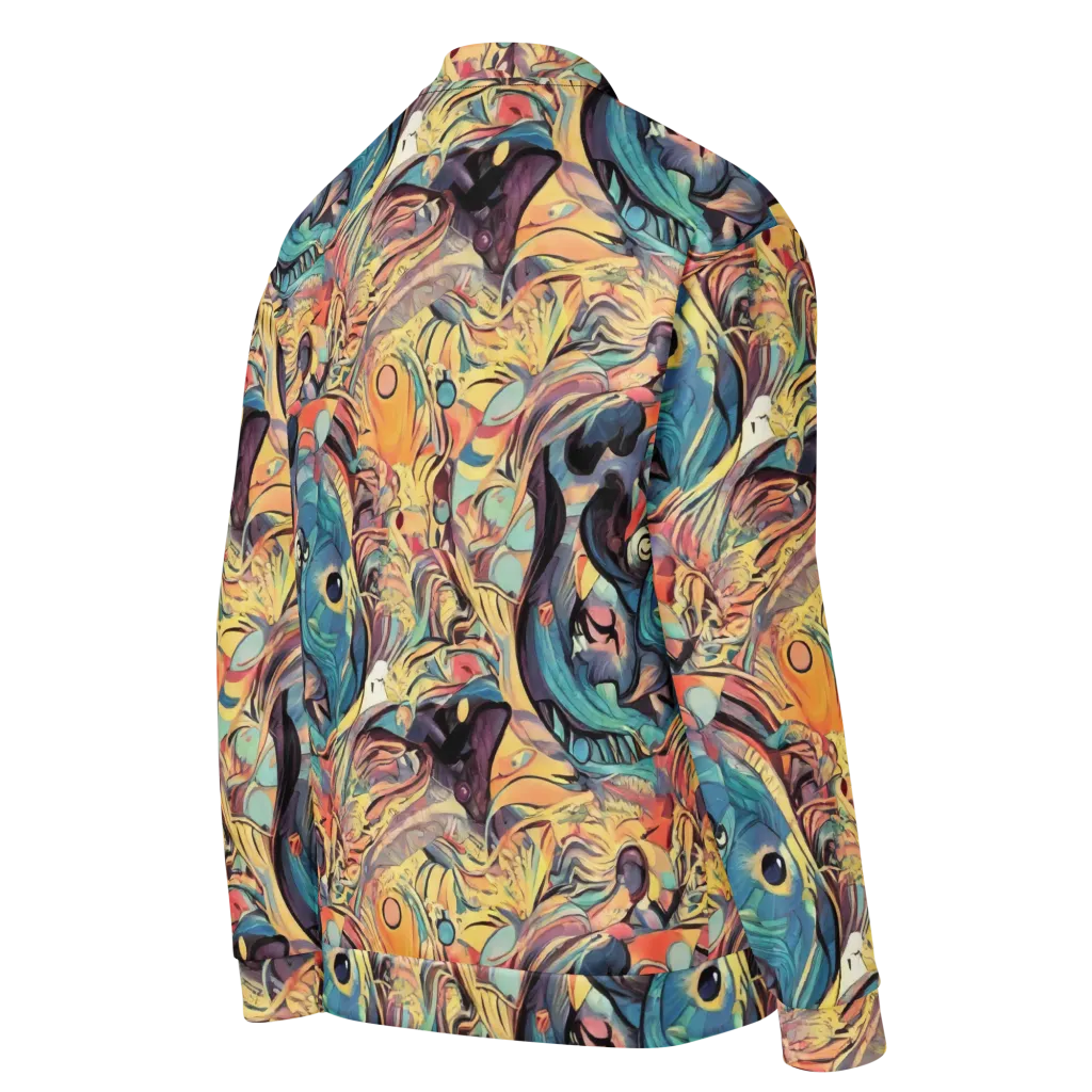Harmonic Dream on Bomber Jacket — Right Back