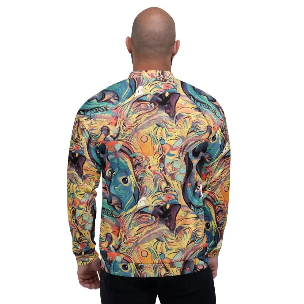 Harmonic Dream on Bomber Jacket — Back