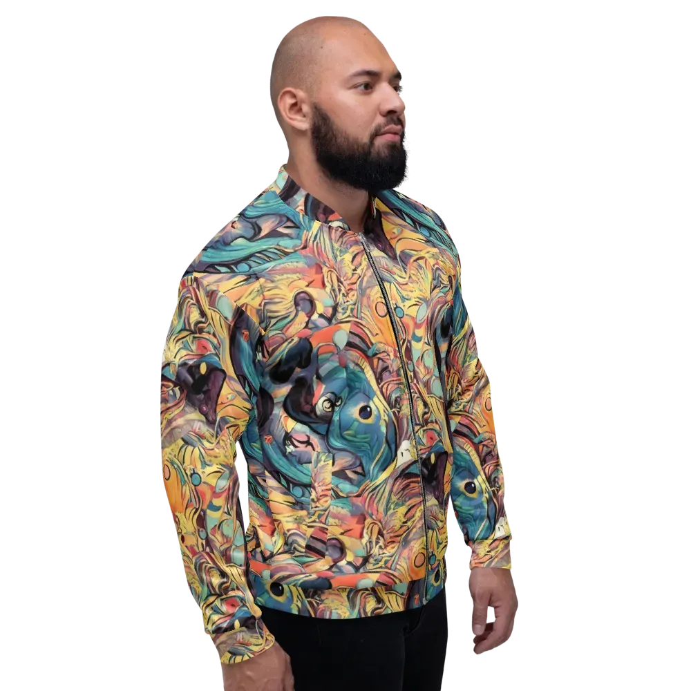 Harmonic Dream on Bomber Jacket — Right