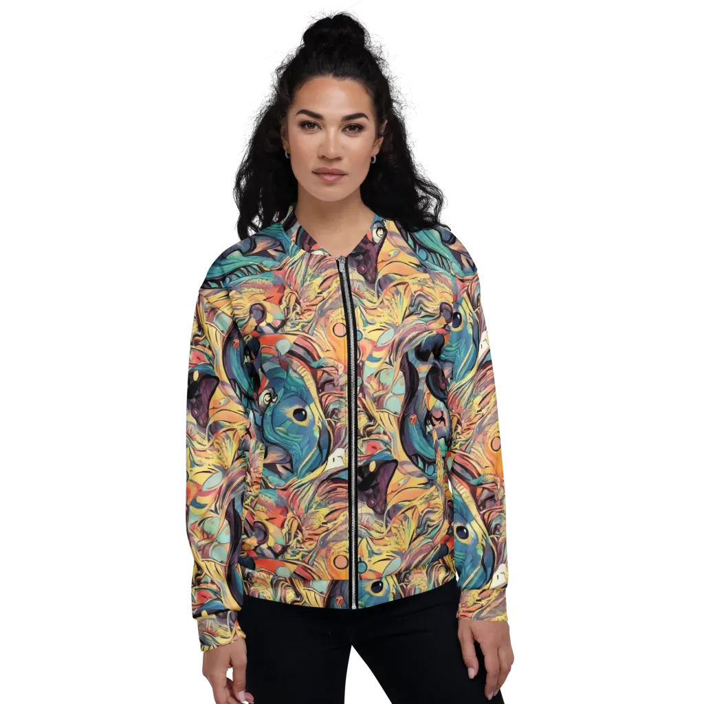 Harmonic Dream on Bomber Jacket — Front