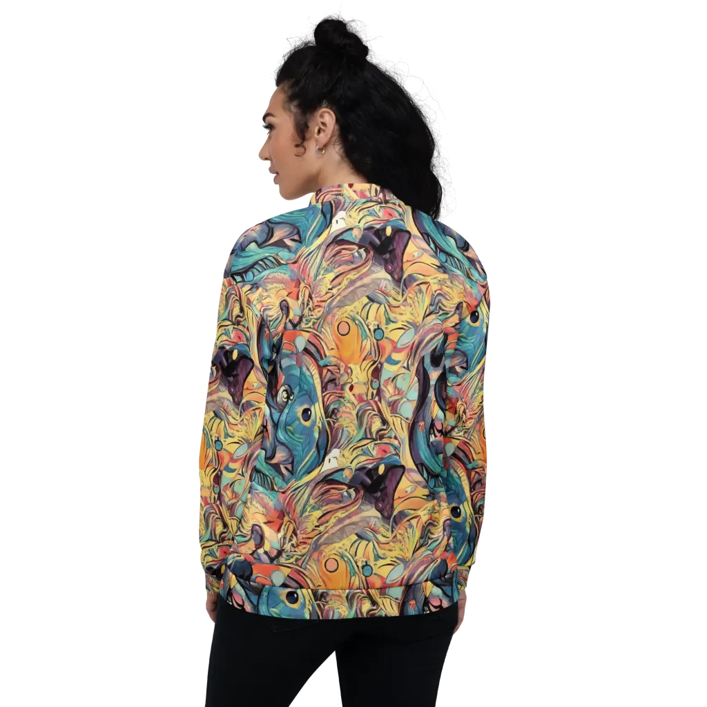 Harmonic Dream on Bomber Jacket — Back