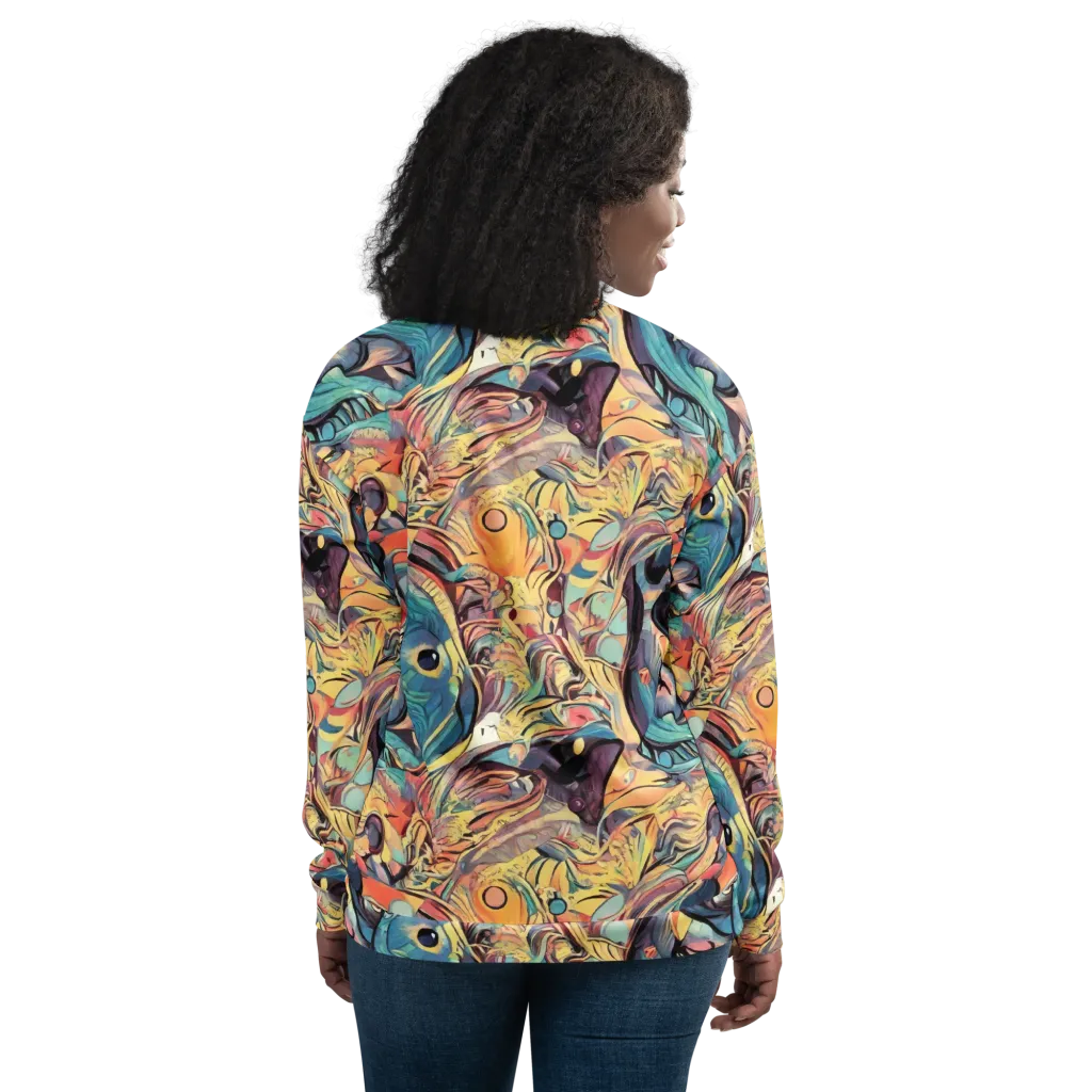 Harmonic Dream on Bomber Jacket — Back