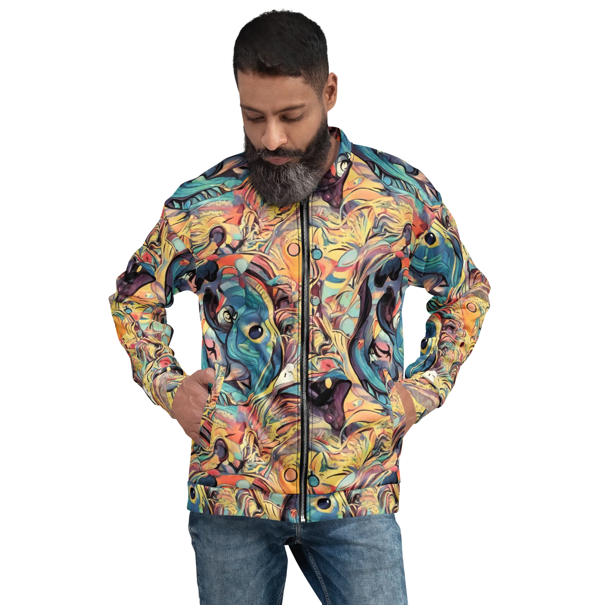 Harmonic Dream on Bomber Jacket — Front