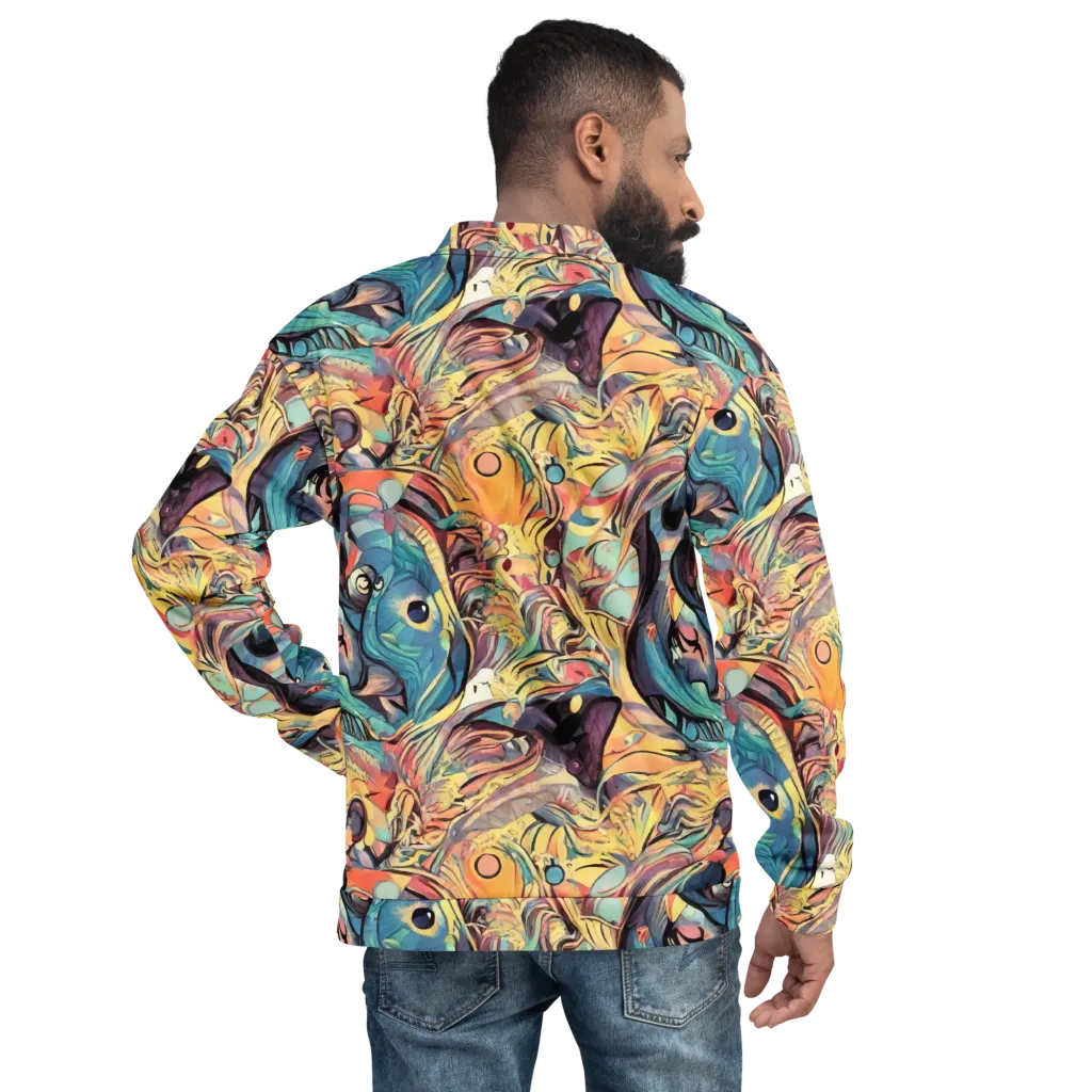 Harmonic Dream on Bomber Jacket — Back