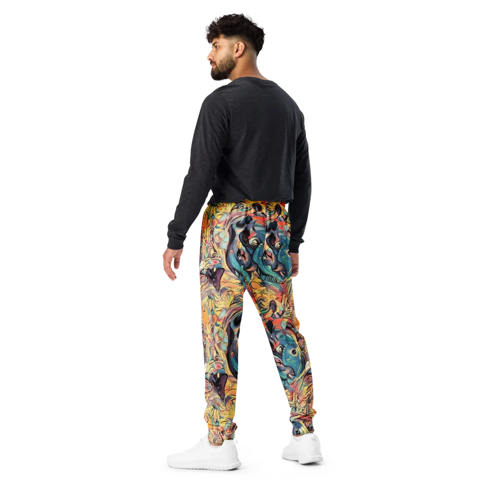 Harmonic Dream on Men's Joggers — Back