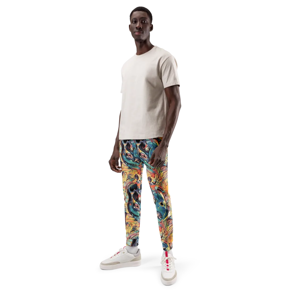 Harmonic Dream on Men's Joggers — Front