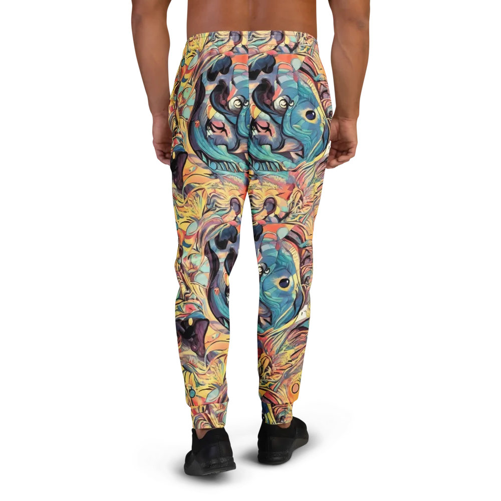 Harmonic Dream on Men's Joggers — Back