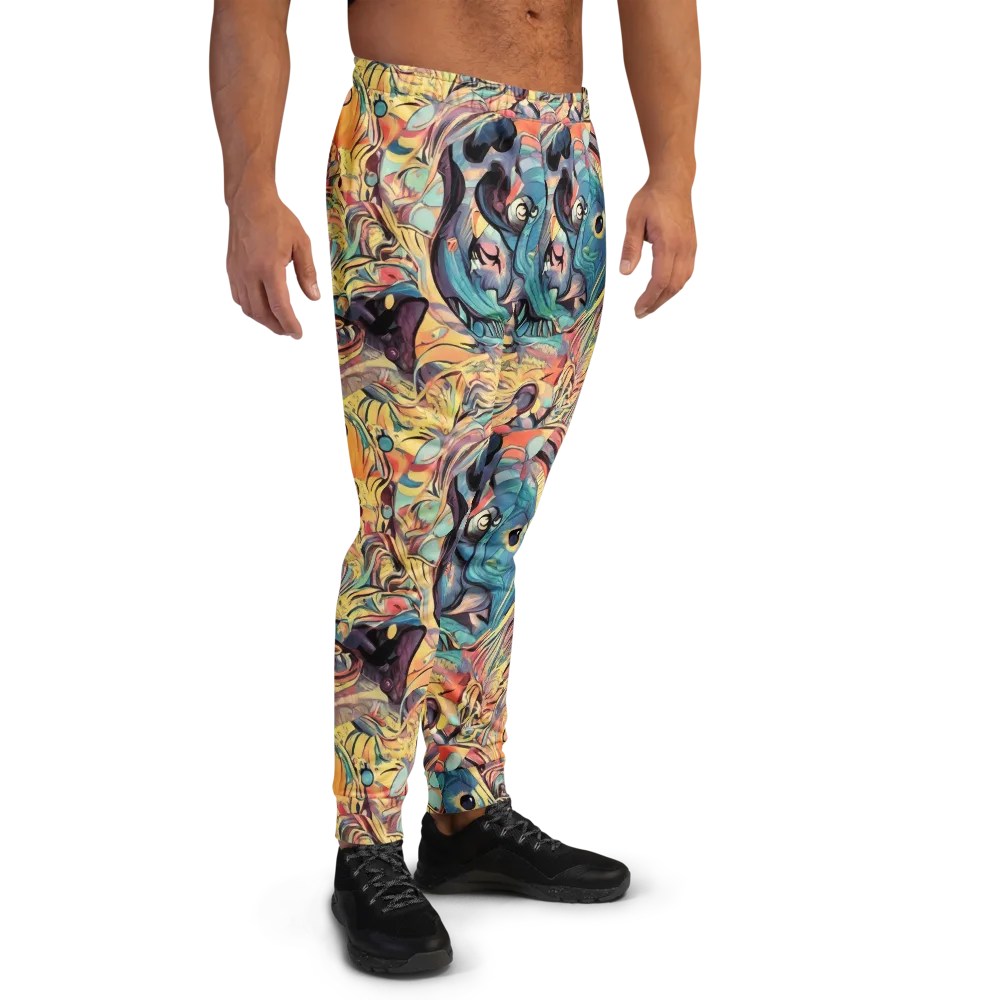 Harmonic Dream on Men's Joggers — Right
