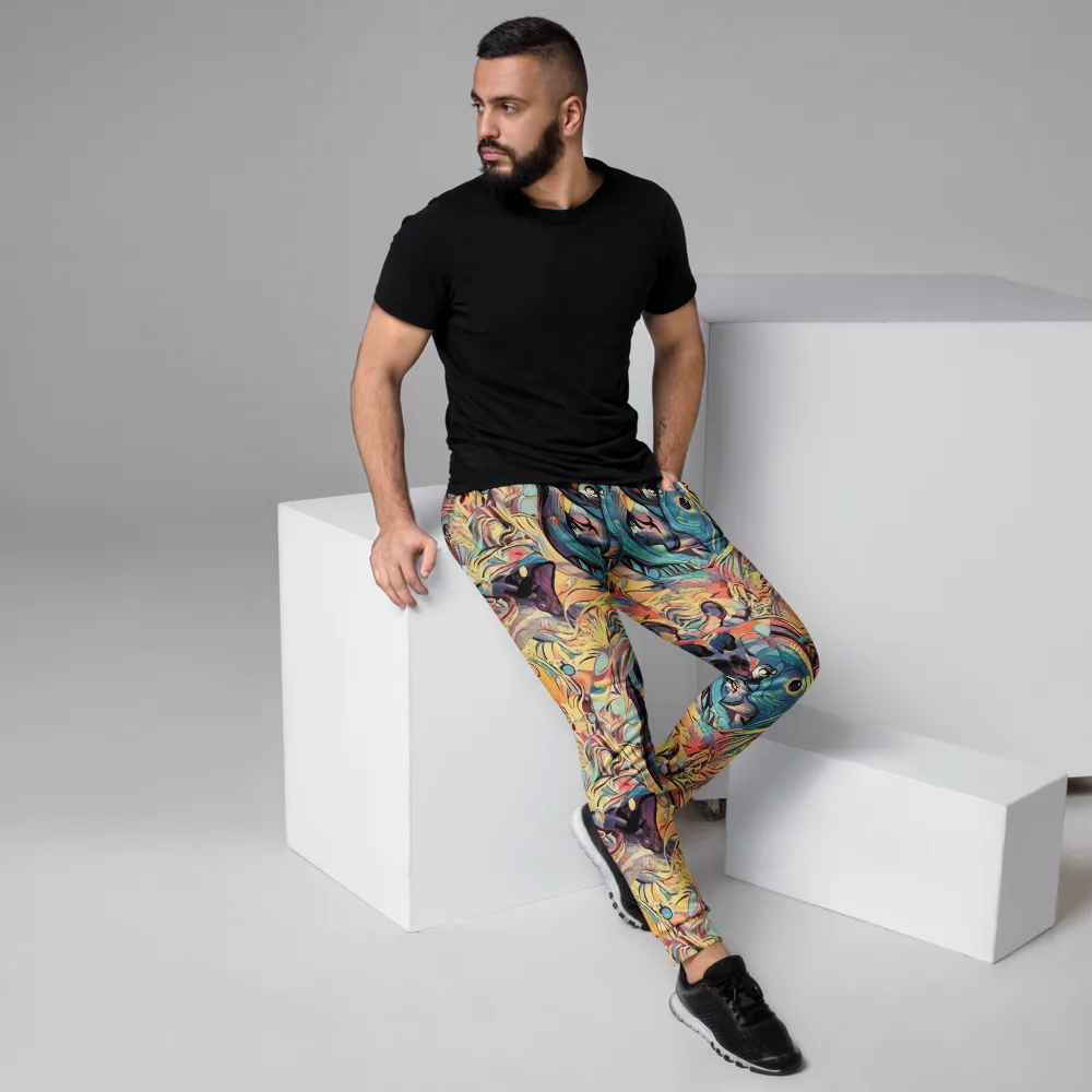 Harmonic Dream on Men's Joggers — Right