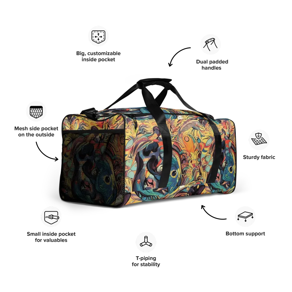 Harmonic Dream on Duffle Bag — Right Front