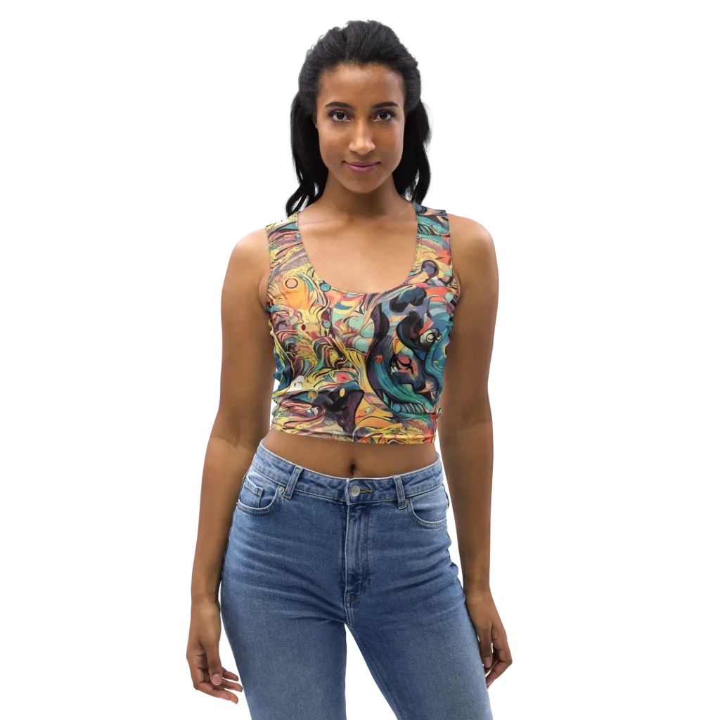 Harmonic Dream on Crop Top — Front