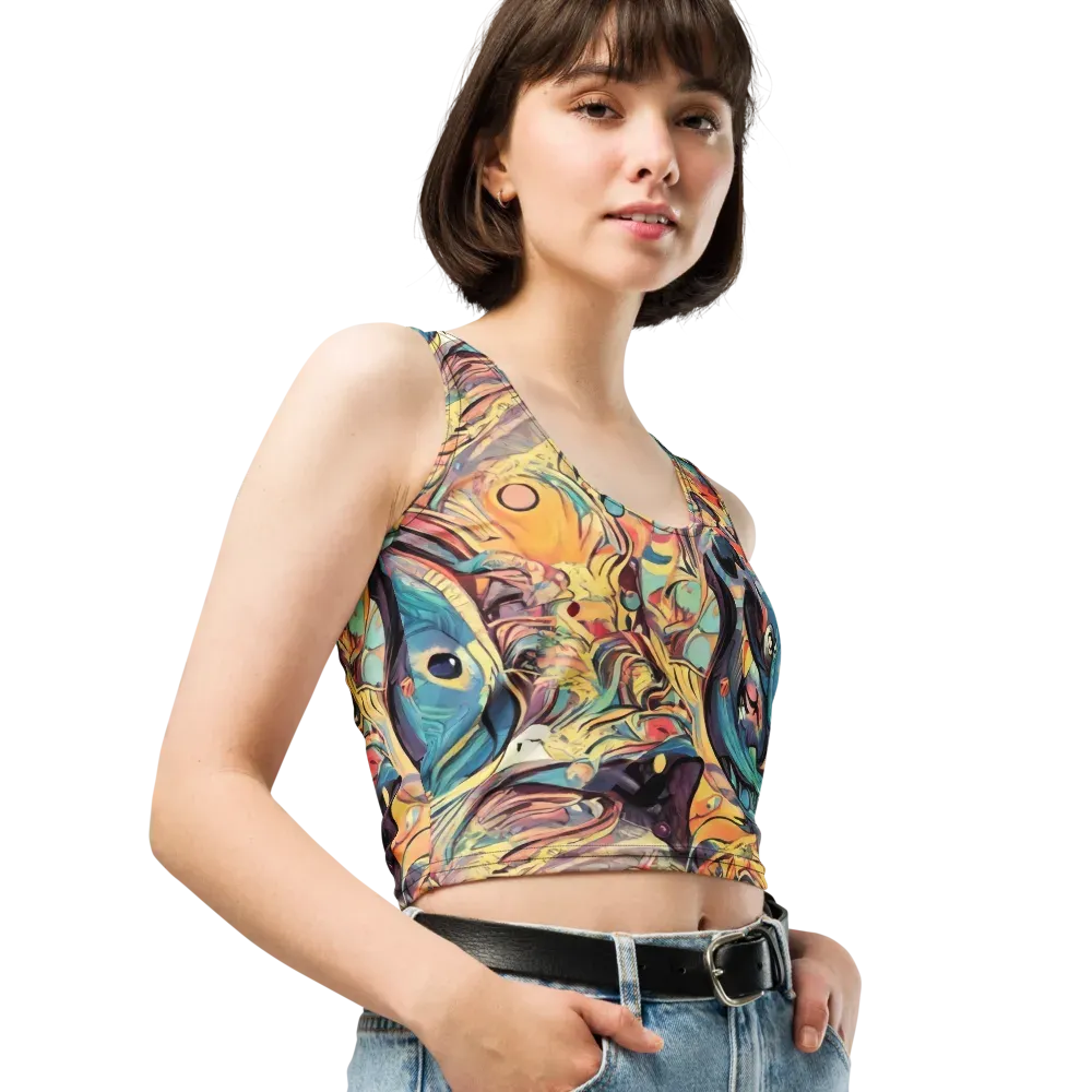 Harmonic Dream on Crop Top — Right Front