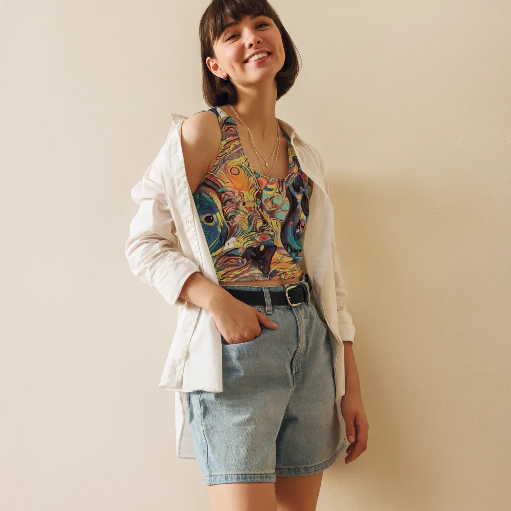 Harmonic Dream on Crop Top — Front