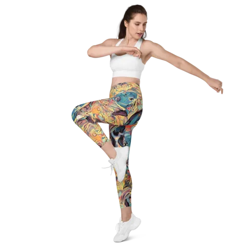 Harmonic Dream on a Leggings with Pockets