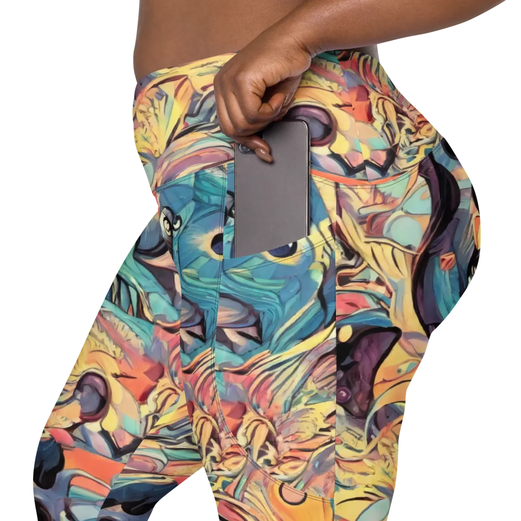 Harmonic Dream on Leggings with Pockets — Product details 2