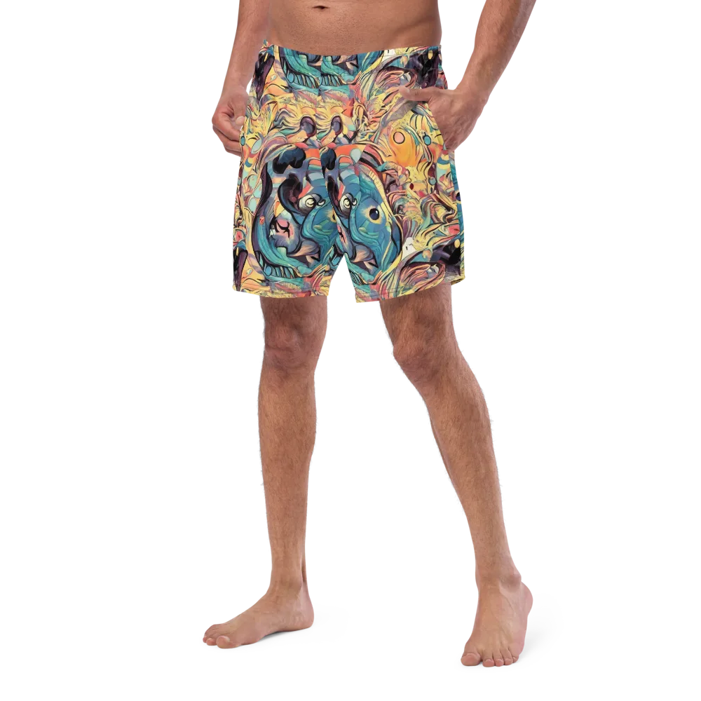 Harmonic Dream on Swim Trunks — Left Front