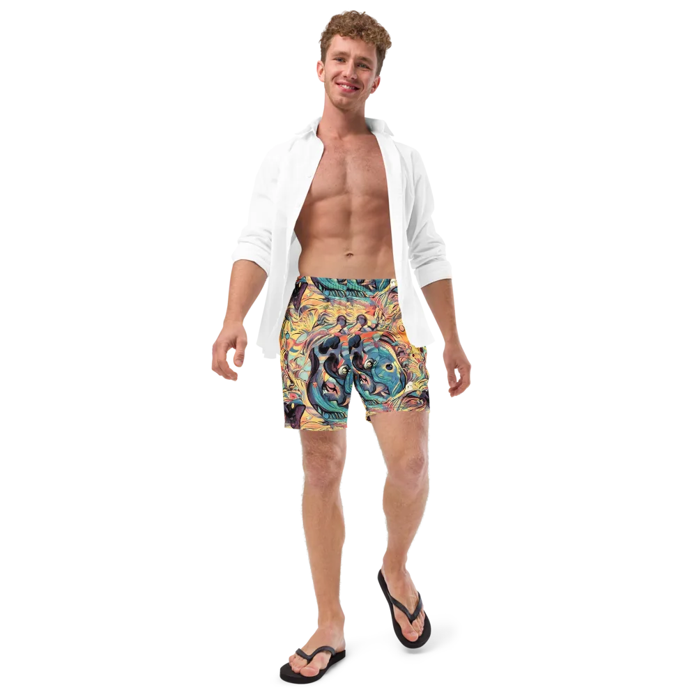 Harmonic Dream on Swim Trunks — Front