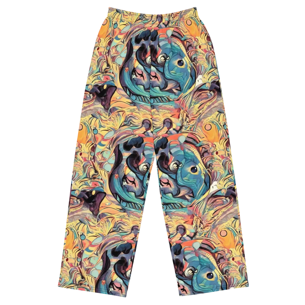 Harmonic Dream on Wide-Leg Pants — Front