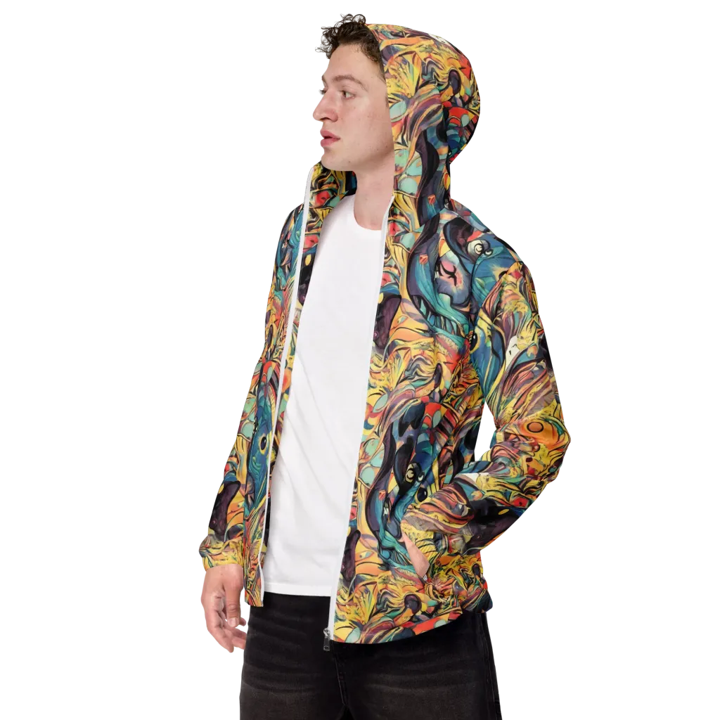 Harmonic Dream on Men's Windbreaker — Left Front