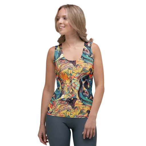 Harmonic Dream on a Women's Tank Top