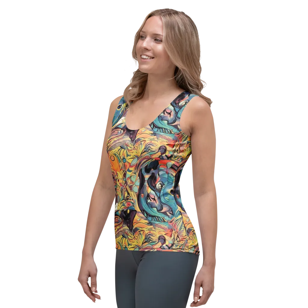 Harmonic Dream on Women's Tank Top — Left Front