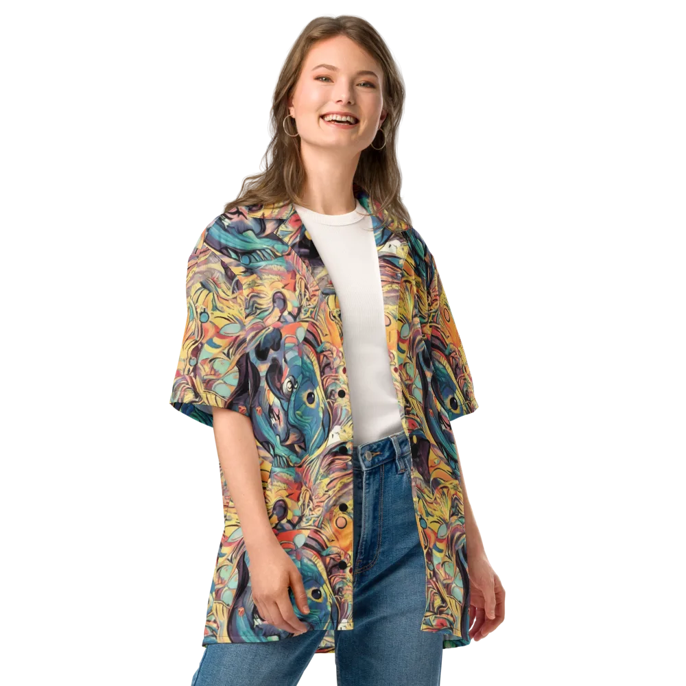 Harmonic Dream on Button Shirt — Front