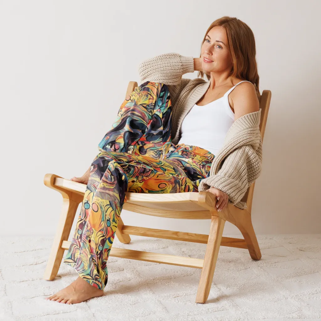 Harmonic Dream on Women's Pajama Pants — Front