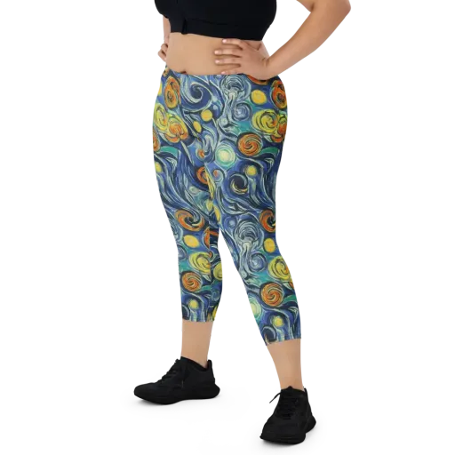 Lucent Harmony on a Capri Leggings