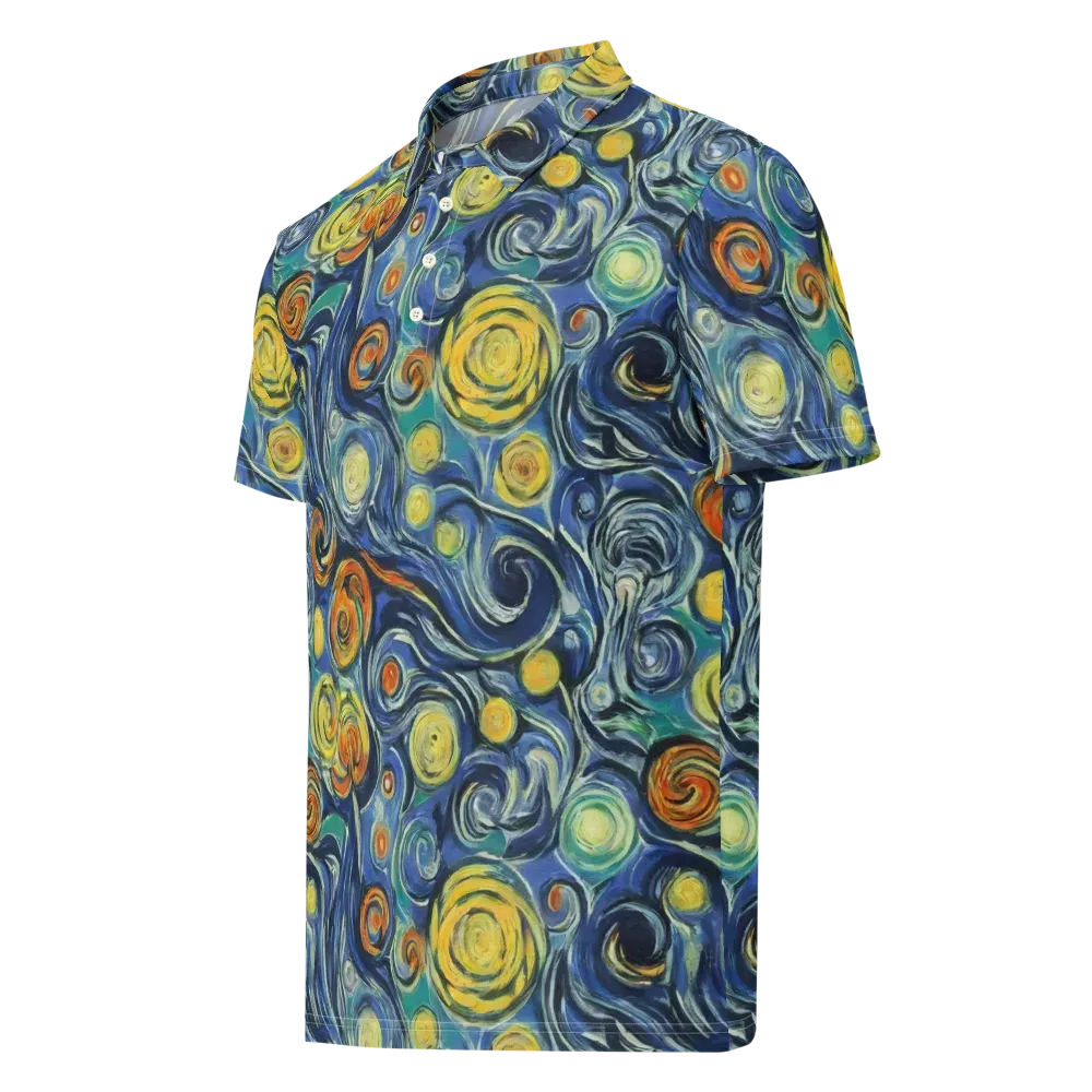 Lucent Harmony on Men's Slim Fit Polo Shirt — Left Front