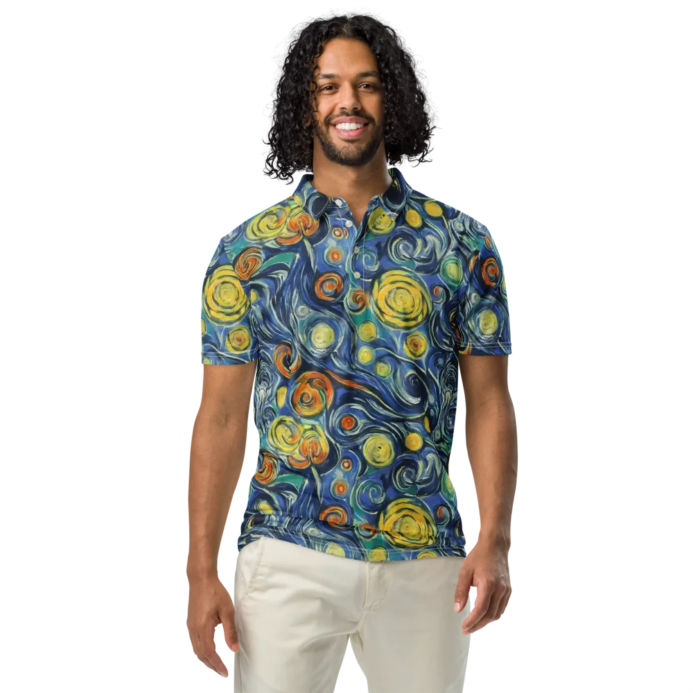 Lucent Harmony on Men's Slim Fit Polo Shirt — Front