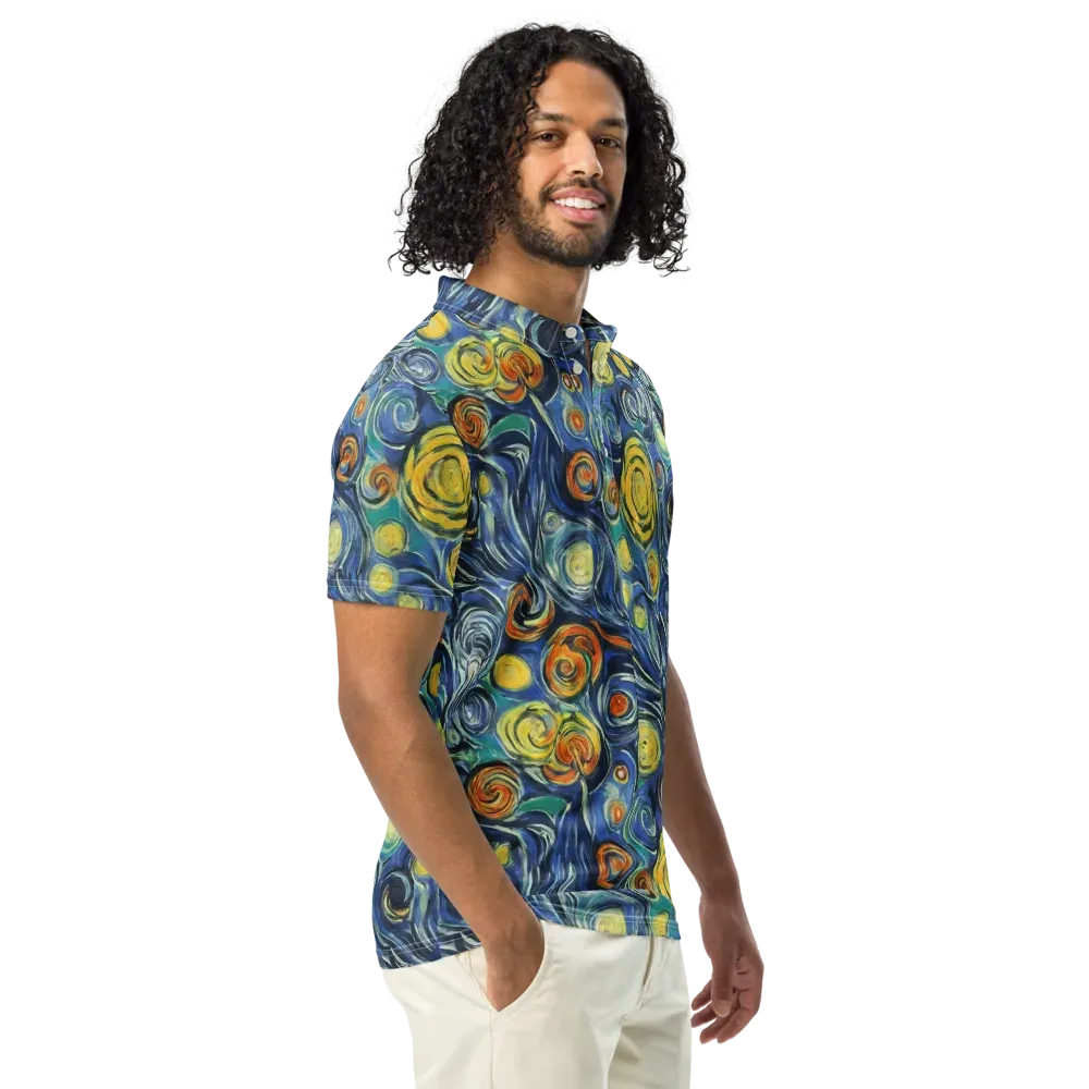 Lucent Harmony on Men's Slim Fit Polo Shirt — Right Front