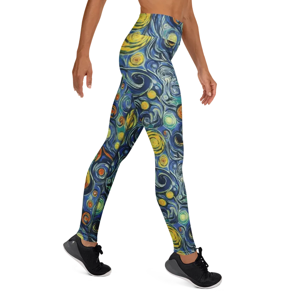 Lucent Harmony on Yoga Leggings — Right