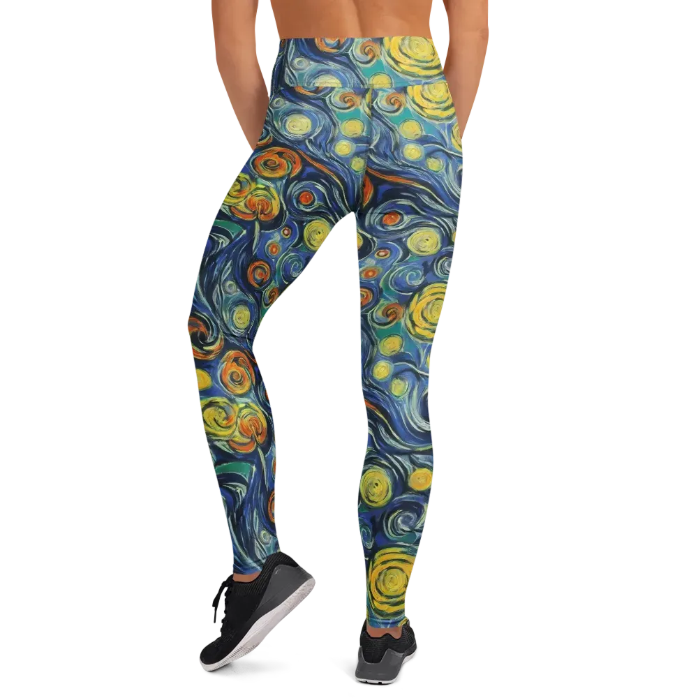 Lucent Harmony on Yoga Leggings — Back