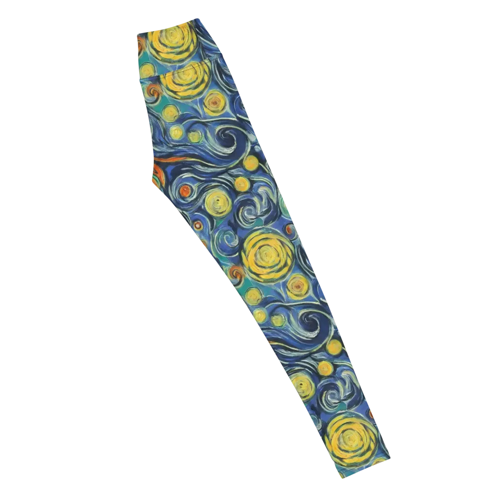 Lucent Harmony on Yoga Leggings — Right