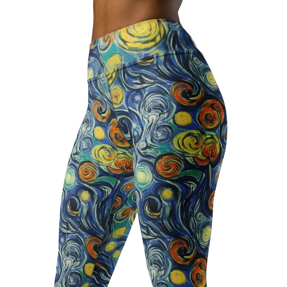 Lucent Harmony on Yoga Leggings — Left Front