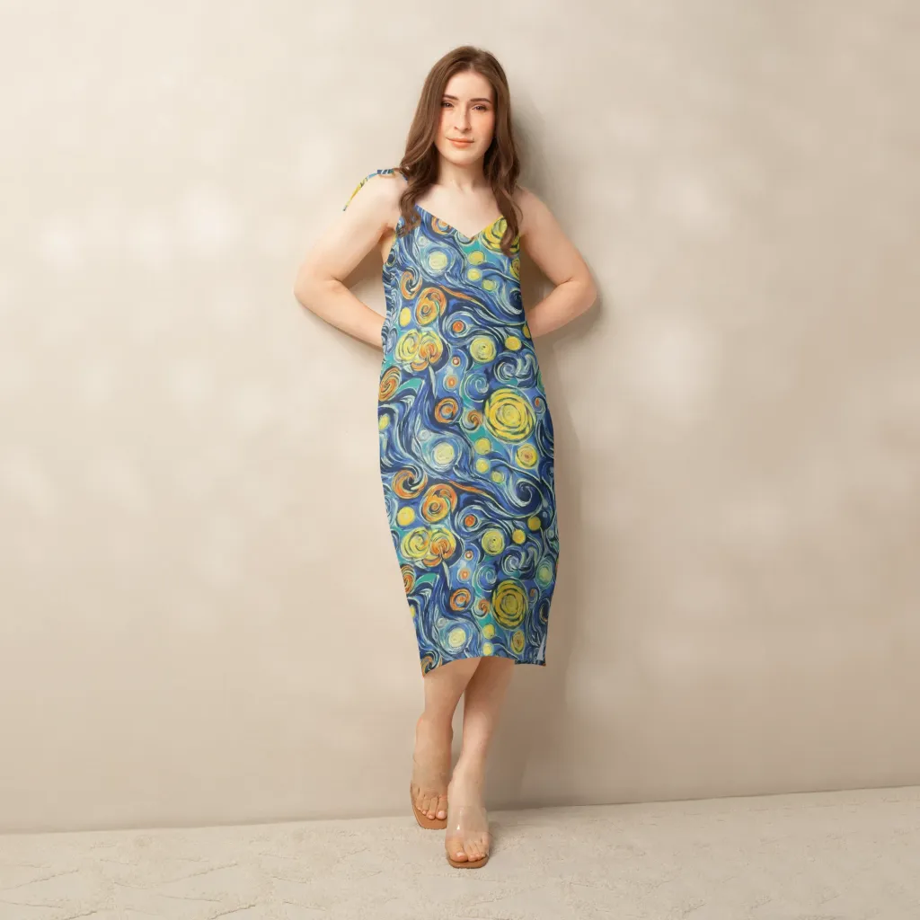 Lucent Harmony on Slip Dress — Front
