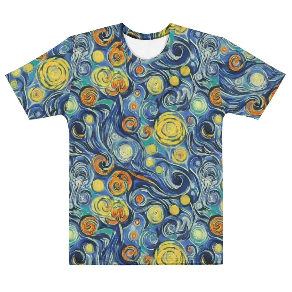 Lucent Harmony on Men's Cotton Crew Neck T-Shirt — Front