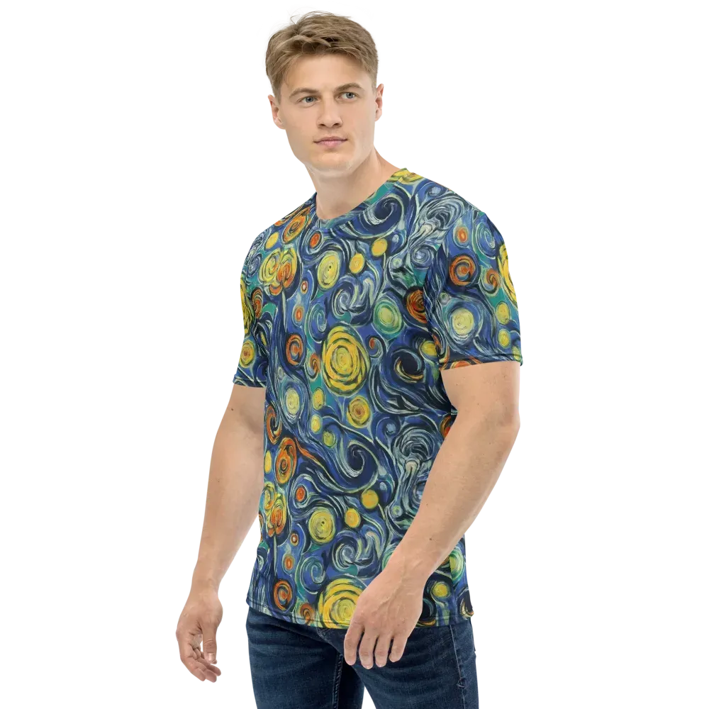 Lucent Harmony on Men's Crew Neck T-Shirt — Left