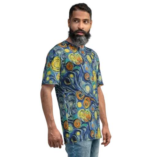 Lucent Harmony on a Men's Crew Neck T-Shirt