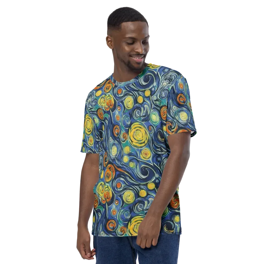 Lucent Harmony on Men's Crew Neck T-Shirt — Left