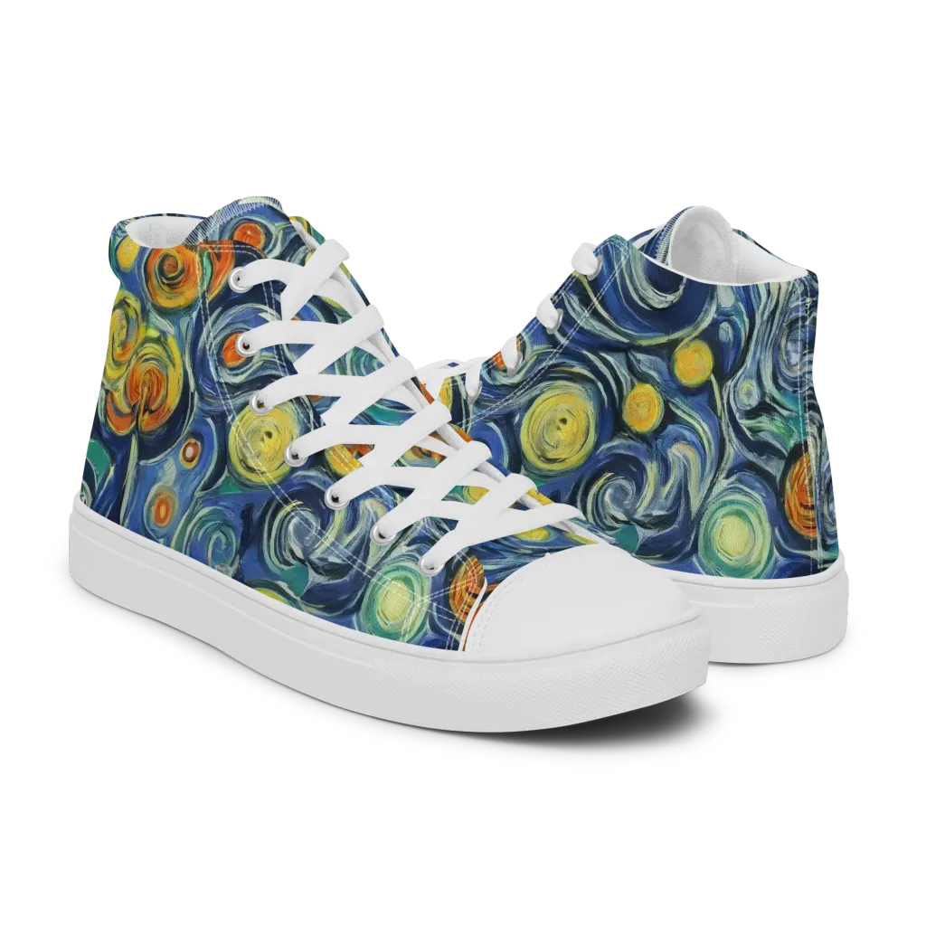Lucent Harmony on Men's High Top Canvas Shoes — Right