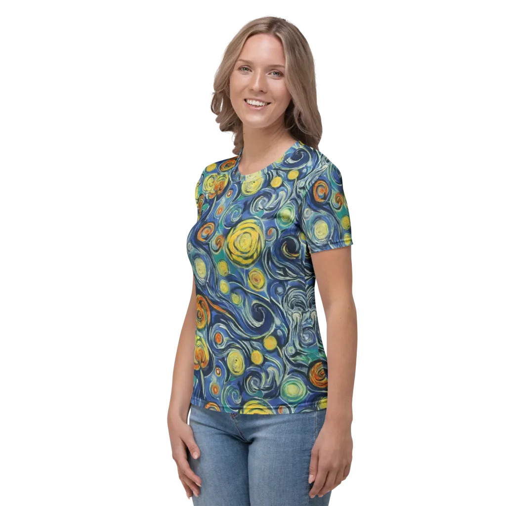 Lucent Harmony on Women's Crew Neck T-Shirt — Left